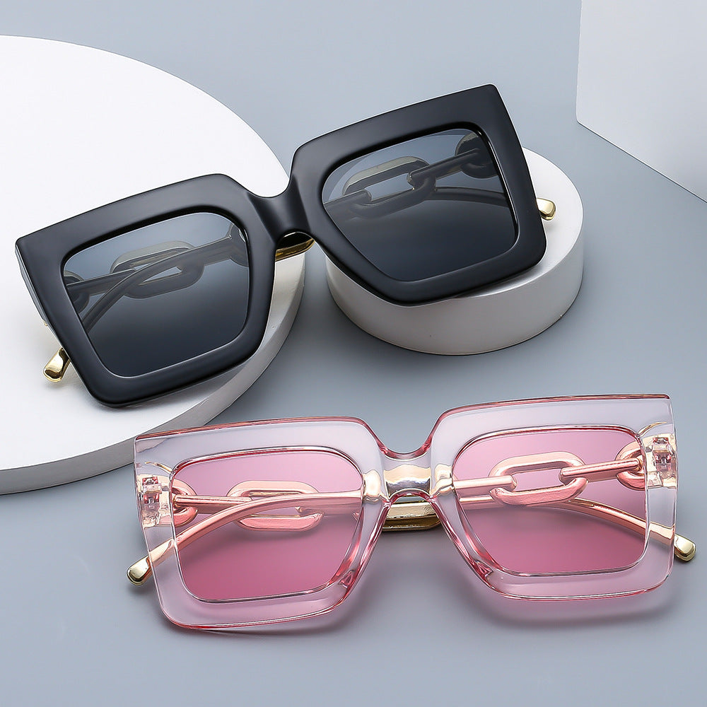 Square Chain Sunglasses for Women