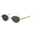 Foldable Small Frame Light-Tinted Sunglasses – Women’s Luxury Style