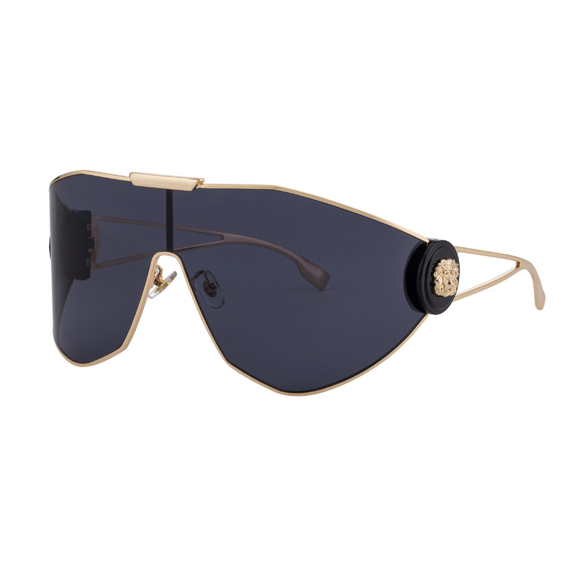 Women's Full-Frame Sports Aviator Sunglasses — Integrated Lens UV Protection