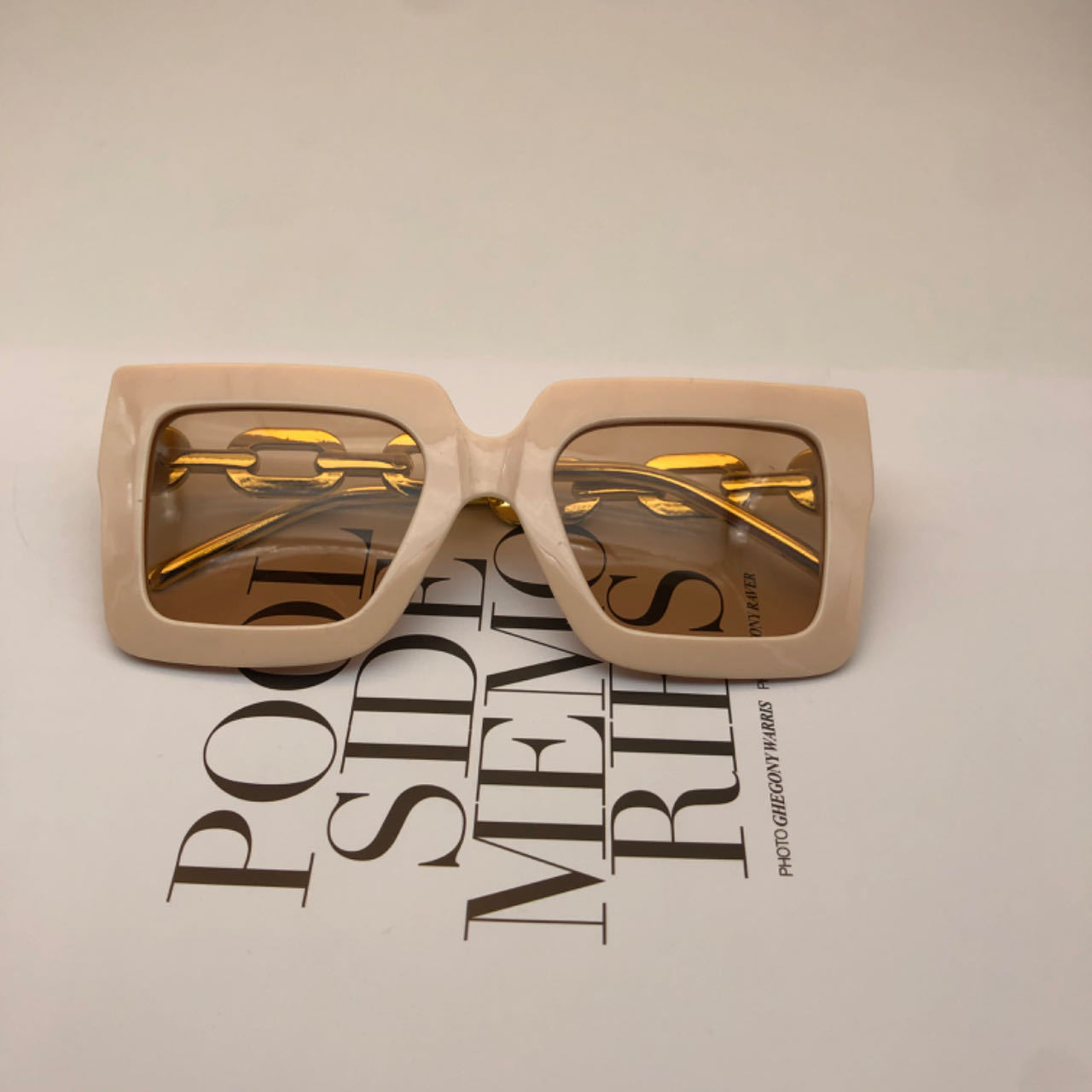 Square Chain Sunglasses for Women