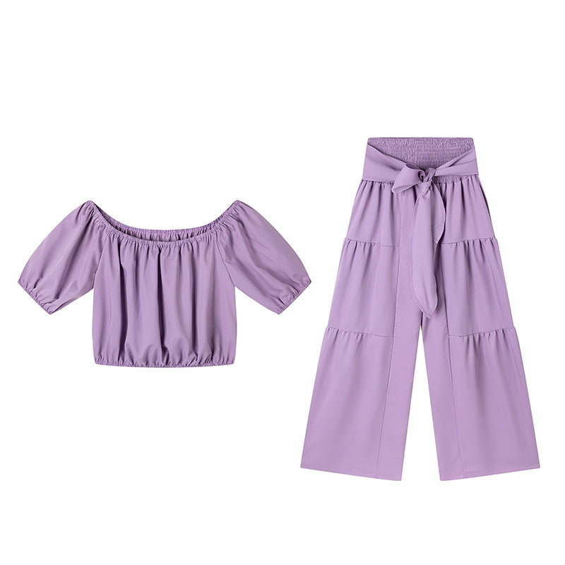 High-Waist Flared Pants & Top Two-Piece Set – 7 Colors, S–2XL