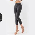 Denim-Look Capri Yoga Pants – Slim Fit High-Elastic Tummy Control Fitness Pants