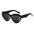 Women's Y2K Cat-Eye Small Frame Sunglasses — Trendy Driving Shades