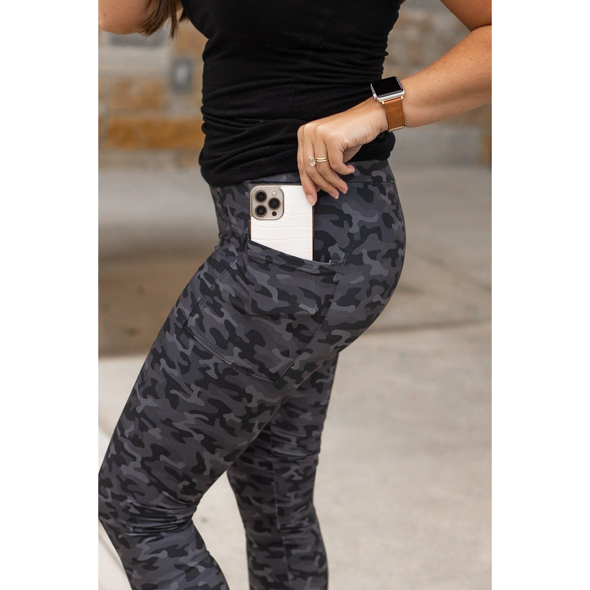 Maverick Camo Full-Length Leggings
