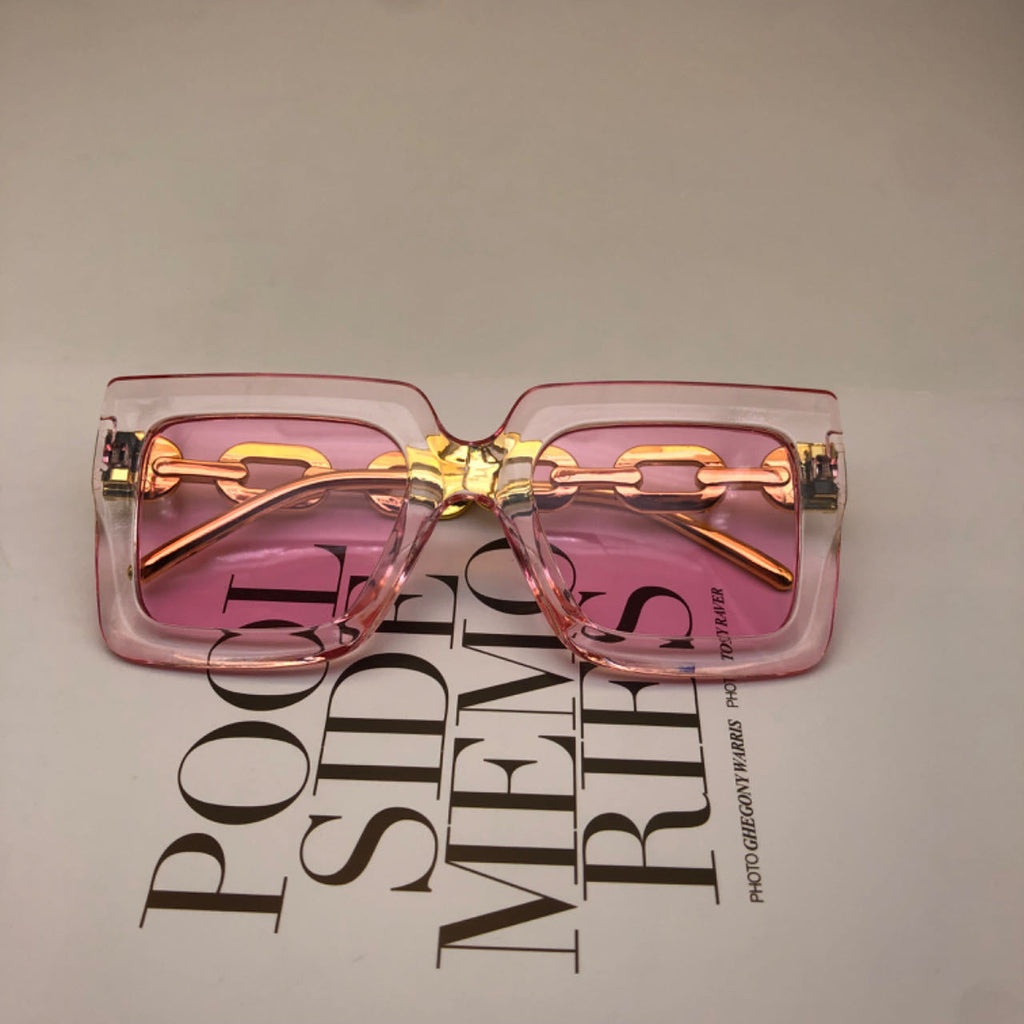 Square Chain Sunglasses for Women