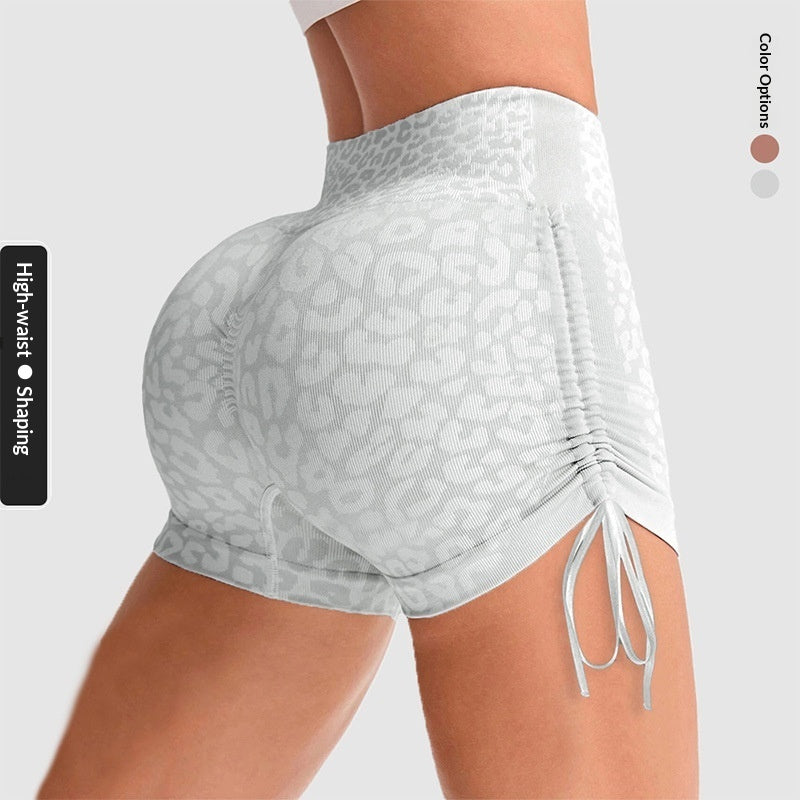 Seamless Peach-Butt High-Waist Yoga Pants – 3/4 Length Fitness Leggings for Women