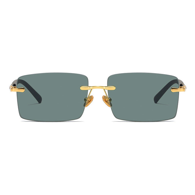 Rimless Crystal Sunglasses – Lightweight & Trendy