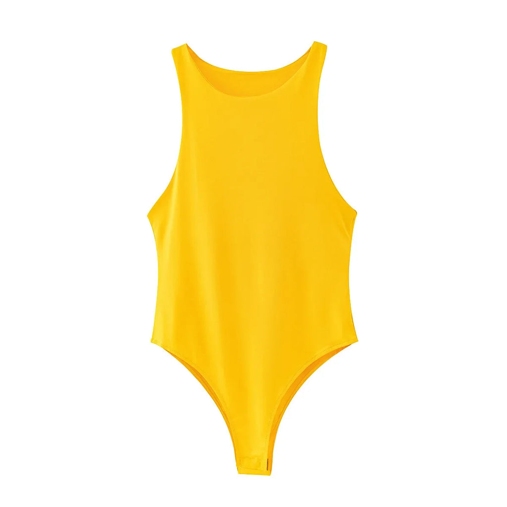 summer solid sexy bodycon women bodysuits female 8 color green slim casual  bodysuit chic lady club short playsuits femme