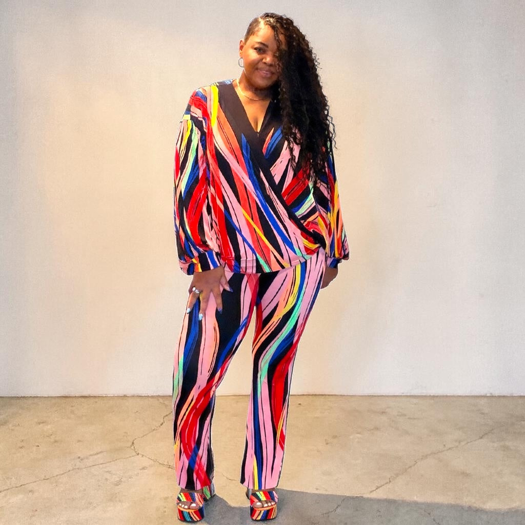 Womens Vibrant 2 Piece Legging Set