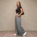 Plus Size Casual Wide Leg Pants