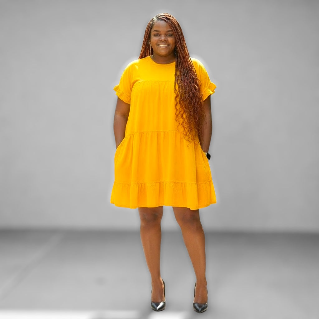 Women’s Plus Size Marigold Tiered Dress
