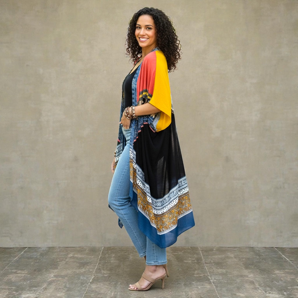 Women's Sienna Patchwork Kimono