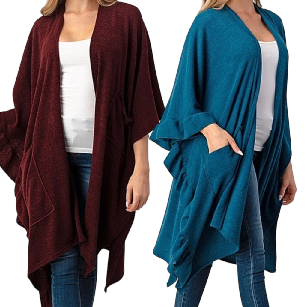 Plus Size Unique Asymmetrical Hem Sweater