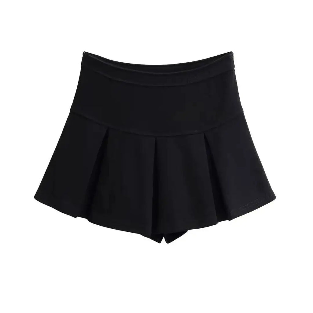 2026 Spring/summer New High Waisted Sporty Style Pleated Skirt Women Spicy Girl Casual Versatile Wrap Hip Short Skirt EJQ2