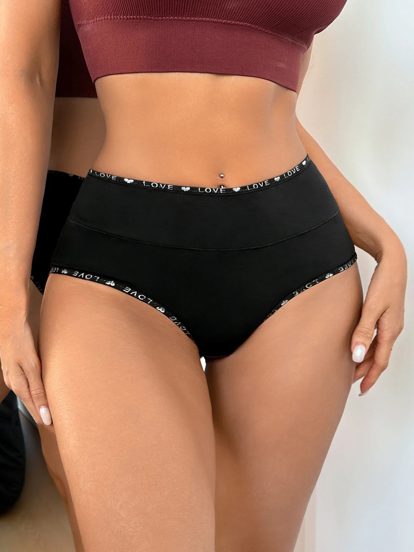 S-XXL Seamless Women Panties Daily High Waisted Soft Underwear Female Solid Color Briefs Ladies Intimate Wear