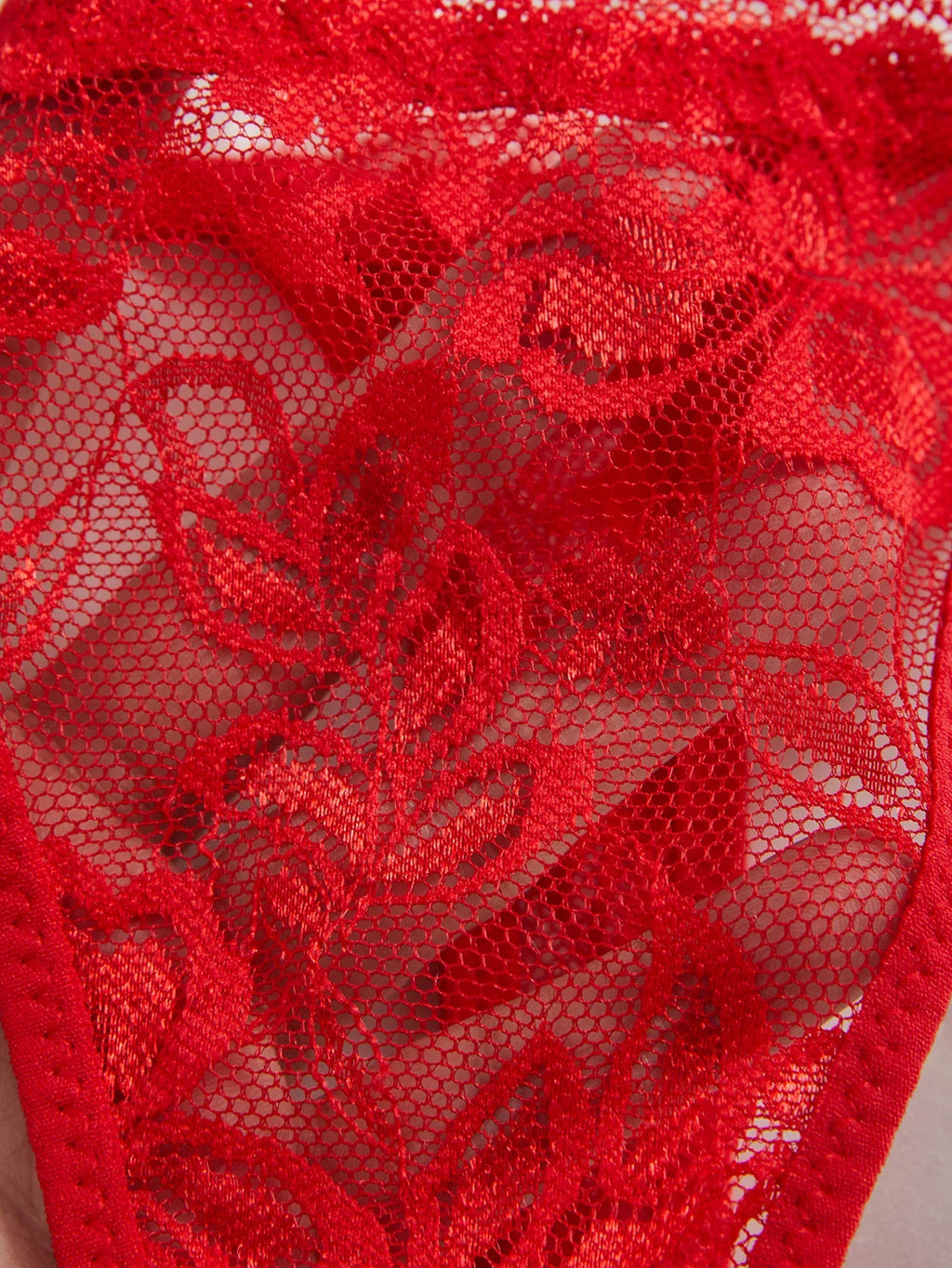 3-Pack Sexy Lace Women's Panties Adjustable Waistband Semi-Transparent Sexy Floral Lace Women's Sexy Lingerie Underwear