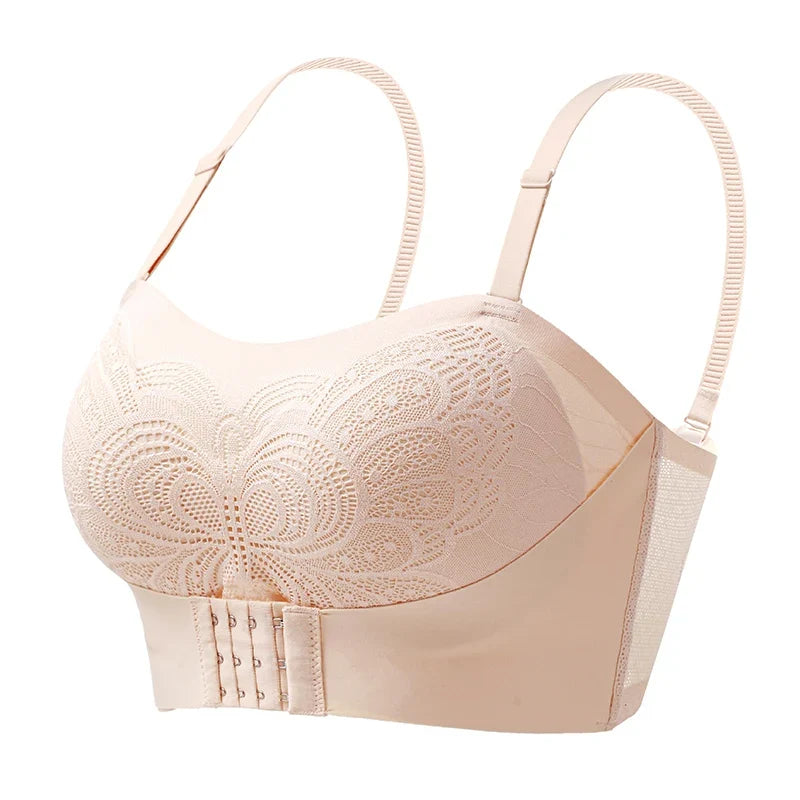 Front Closure Posture Corrector Bras Beauty Back Tops Butterfly Sports Vest strapless Bralette Humpback Correct Tops M-6XL Size