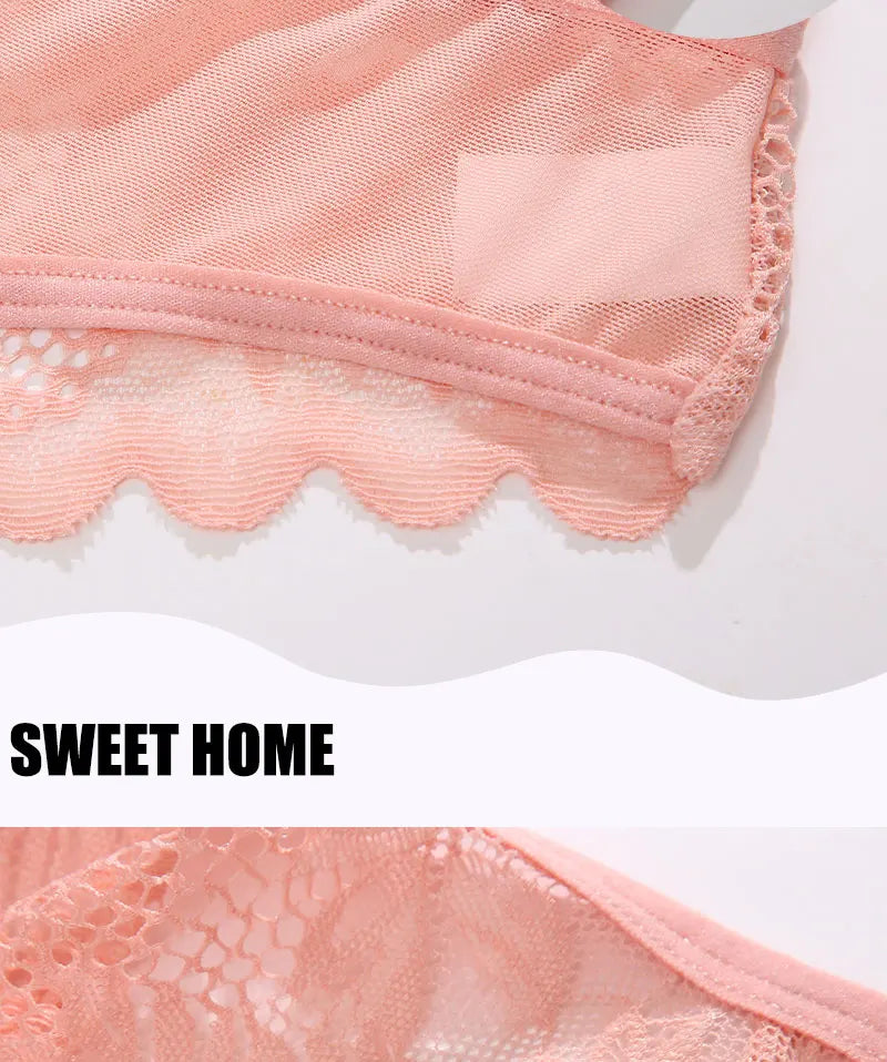 Women Sexy Lace Thongs Ladies Solid Color G-String Panties Floral Perspective Underwear Female Soft Breathable Intimate Lingerie