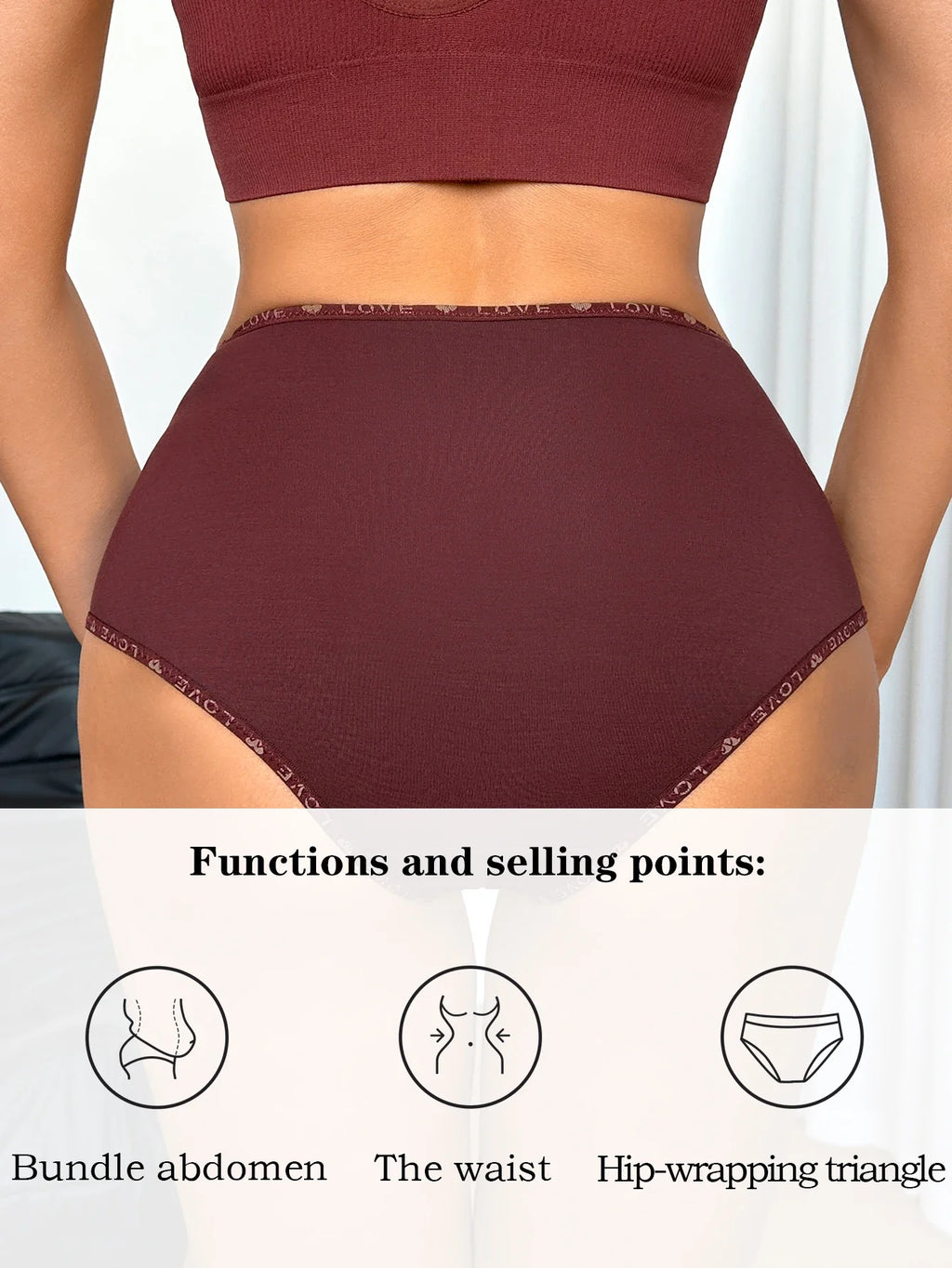 S-XXL Seamless Women Panties Daily High Waisted Soft Underwear Female Solid Color Briefs Ladies Intimate Wear