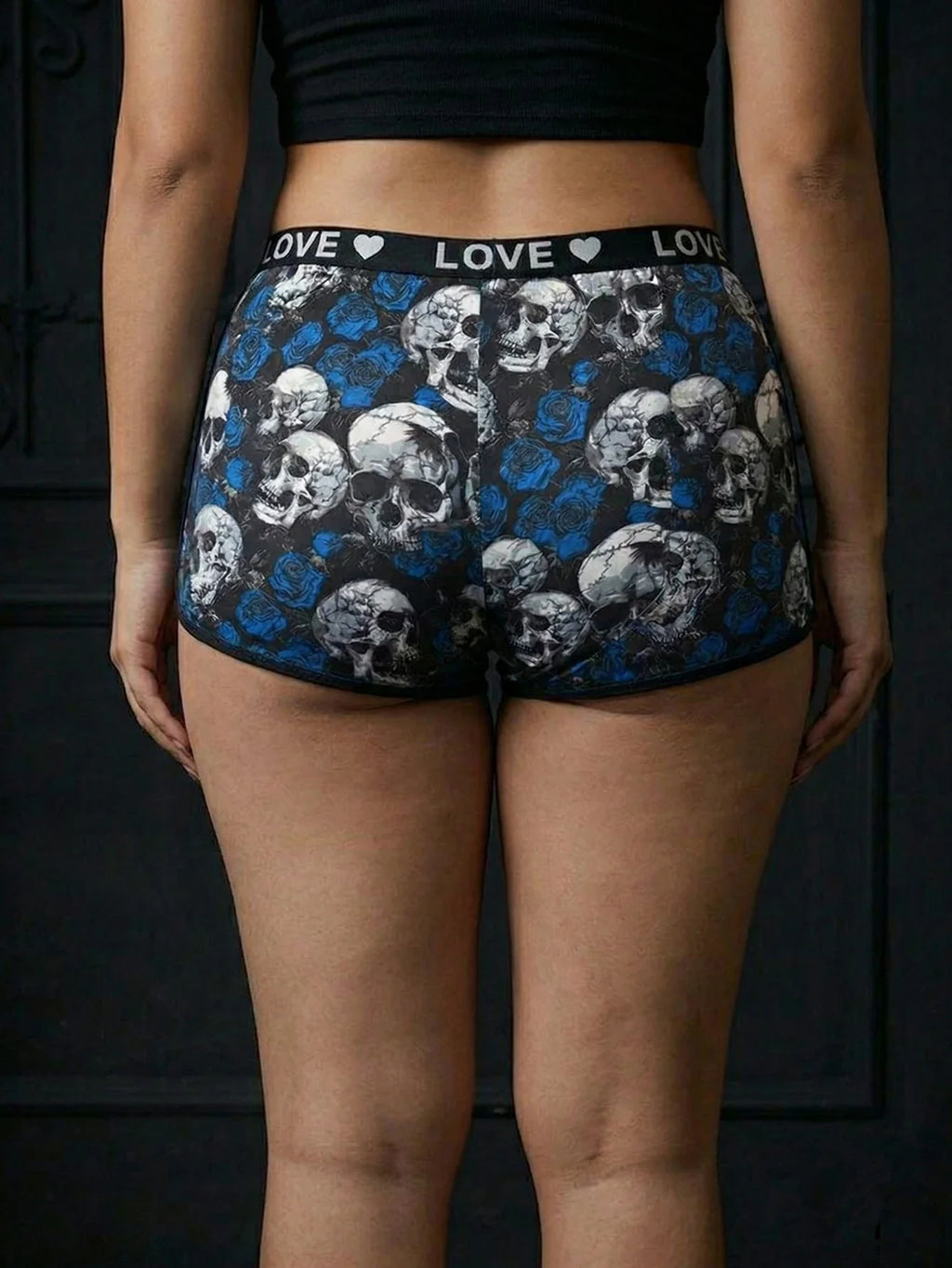 Women's Boyshort Underwear High Waist Seamless Panties Skull Tummy Control Comfortable Ladies' Lingerie 1XL-4XL