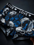 Women's Boyshort Underwear High Waist Seamless Panties Skull Tummy Control Comfortable Ladies' Lingerie 1XL-4XL