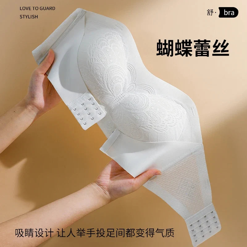Front Closure Posture Corrector Bras Beauty Back Tops Butterfly Sports Vest strapless Bralette Humpback Correct Tops M-6XL Size