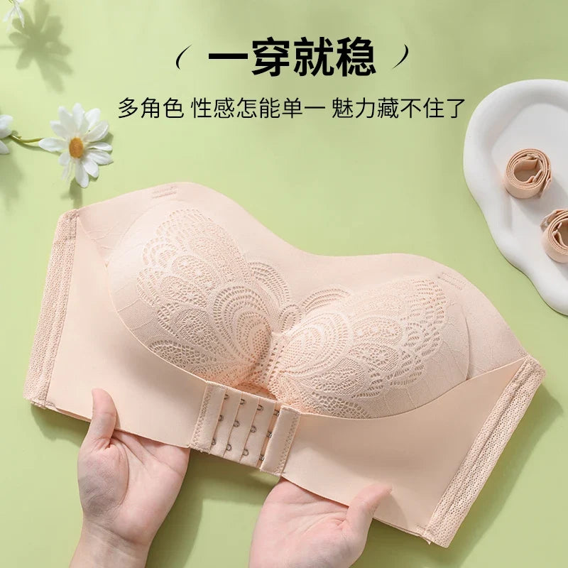 Front Closure Posture Corrector Bras Beauty Back Tops Butterfly Sports Vest strapless Bralette Humpback Correct Tops M-6XL Size
