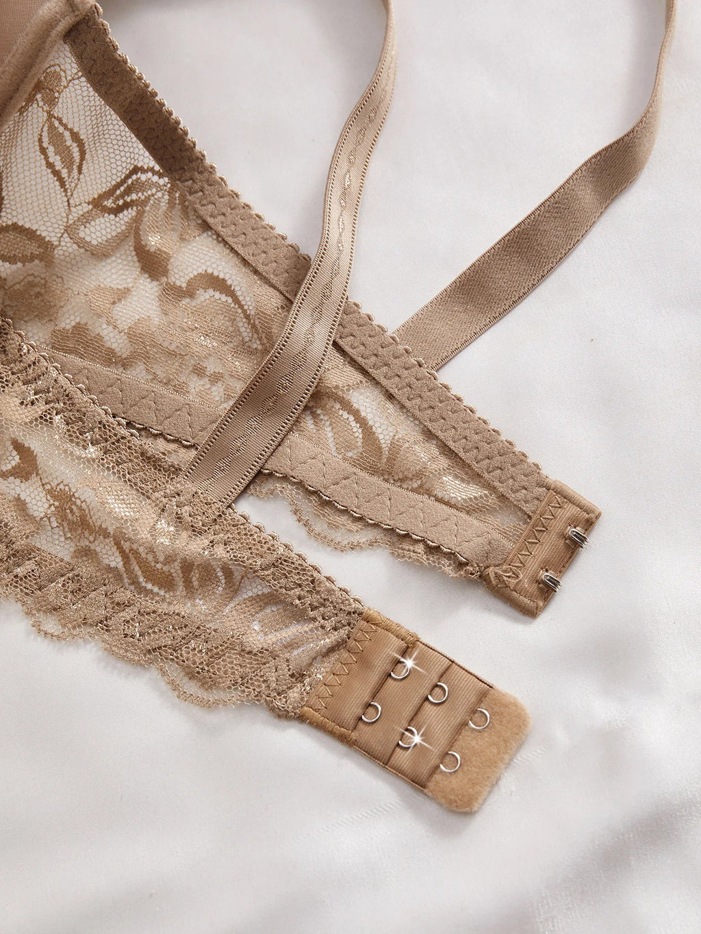 3PCS Lace Women's Underwear Set Sexy Mesh Lace Push-Up Bra Stylish Comfy Underwire Lingerie Bra for Women