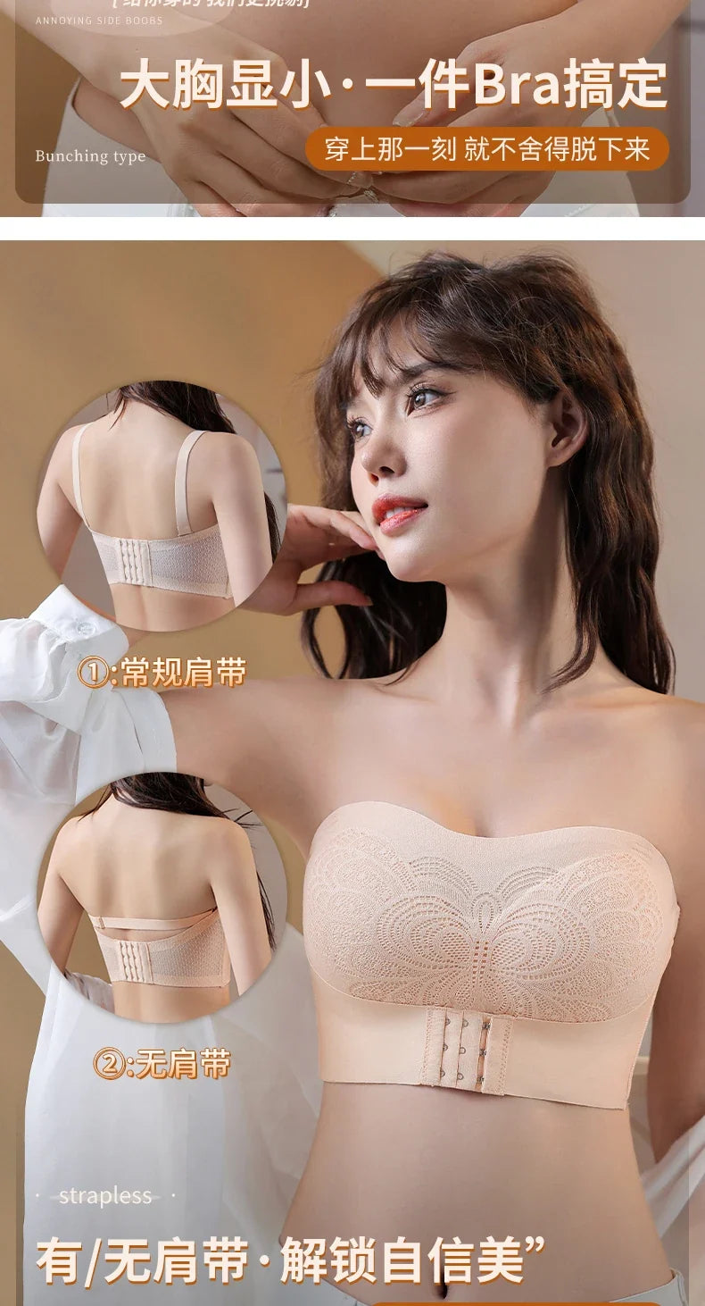 Front Closure Posture Corrector Bras Beauty Back Tops Butterfly Sports Vest strapless Bralette Humpback Correct Tops M-6XL Size