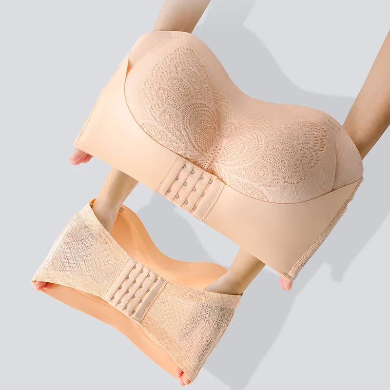 Front Closure Posture Corrector Bras Beauty Back Tops Butterfly Sports Vest strapless Bralette Humpback Correct Tops M-6XL Size