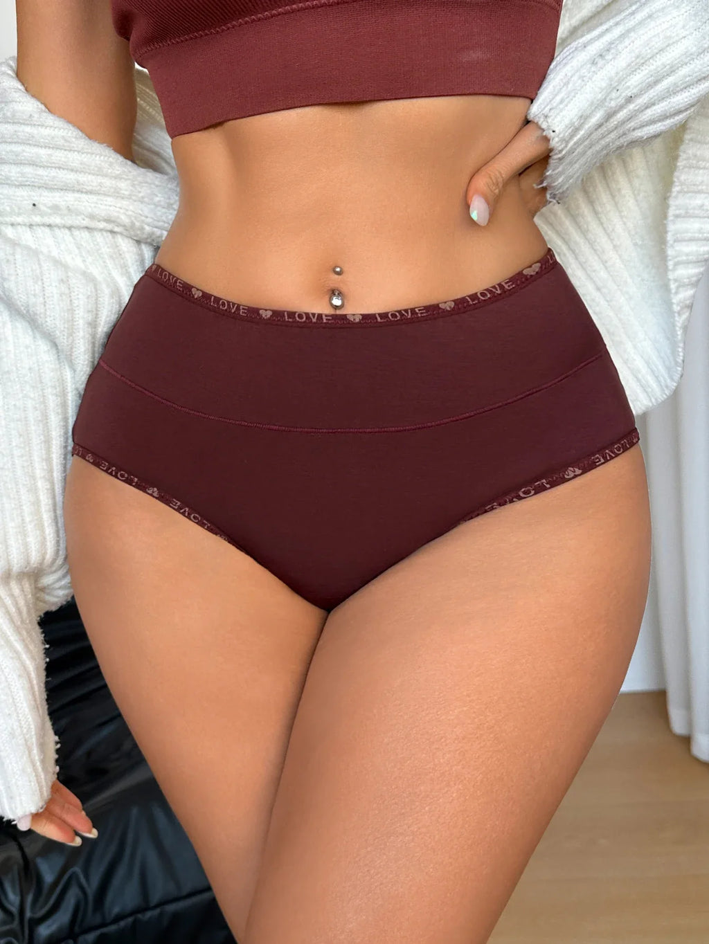 S-XXL Seamless Women Panties Daily High Waisted Soft Underwear Female Solid Color Briefs Ladies Intimate Wear