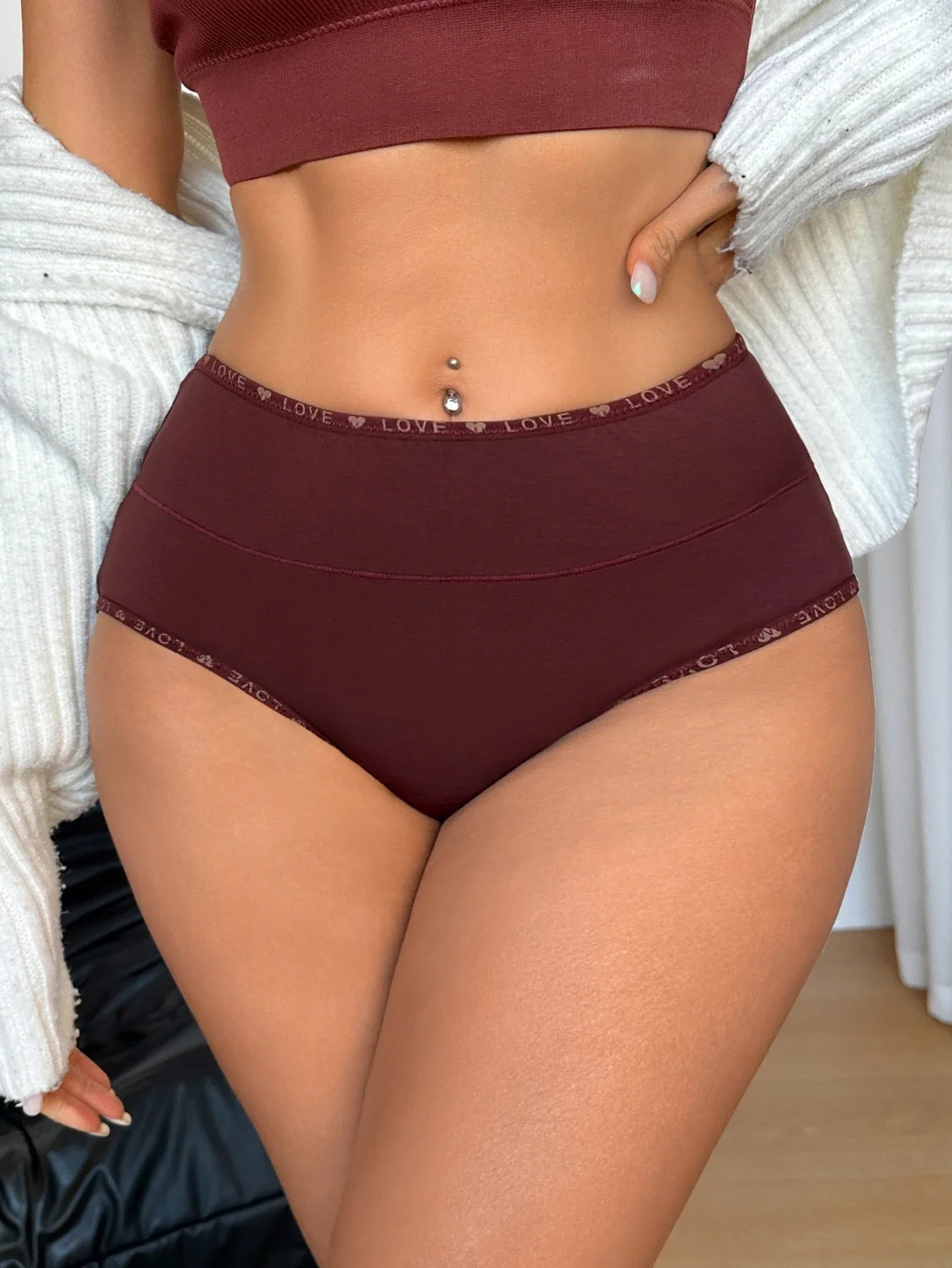 S-XXL Seamless Women Panties Daily High Waisted Soft Underwear Female Solid Color Briefs Ladies Intimate Wear