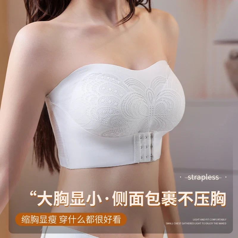 Front Closure Posture Corrector Bras Beauty Back Tops Butterfly Sports Vest strapless Bralette Humpback Correct Tops M-6XL Size