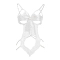 Adult Erotic Lingerie Women BodySuit Crotchless Sexy Temptation Lace Hollow Body Suit Pajamas Cosplay V-neck Hot UnderwearSet