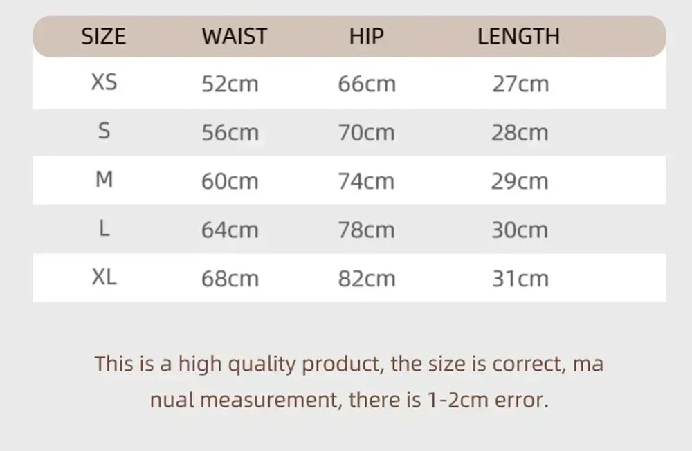 Summer High Waisted Yoga Shorts Fashionable and Sexy Running Fitness Pants Solid Color Yoga Leggings