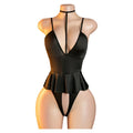 Sexy Crotchless Bra Set Women's Erotic Bodysuit Lace Hollow Bra Set Costumes Deep V Open Bra Underwea Sexy Backless Dress Women