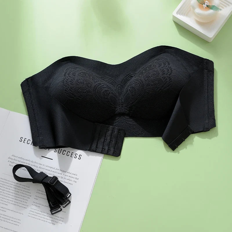 Front Closure Posture Corrector Bras Beauty Back Tops Butterfly Sports Vest strapless Bralette Humpback Correct Tops M-6XL Size