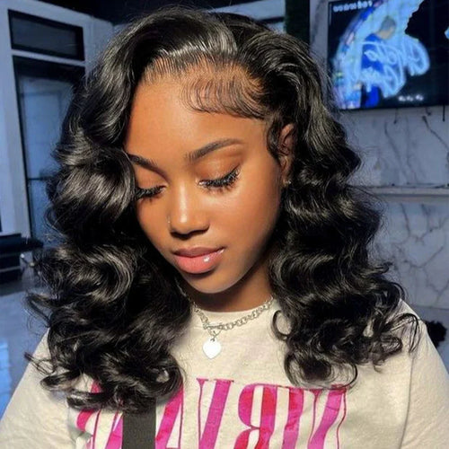 12A Raw Donor Vietnamese Hair 13x4 HD Lace Frontal Wig | 250% Density | Double Drawn | Bouncy Wave | Glueless
