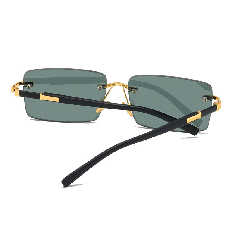 Rimless Crystal Sunglasses – Lightweight & Trendy