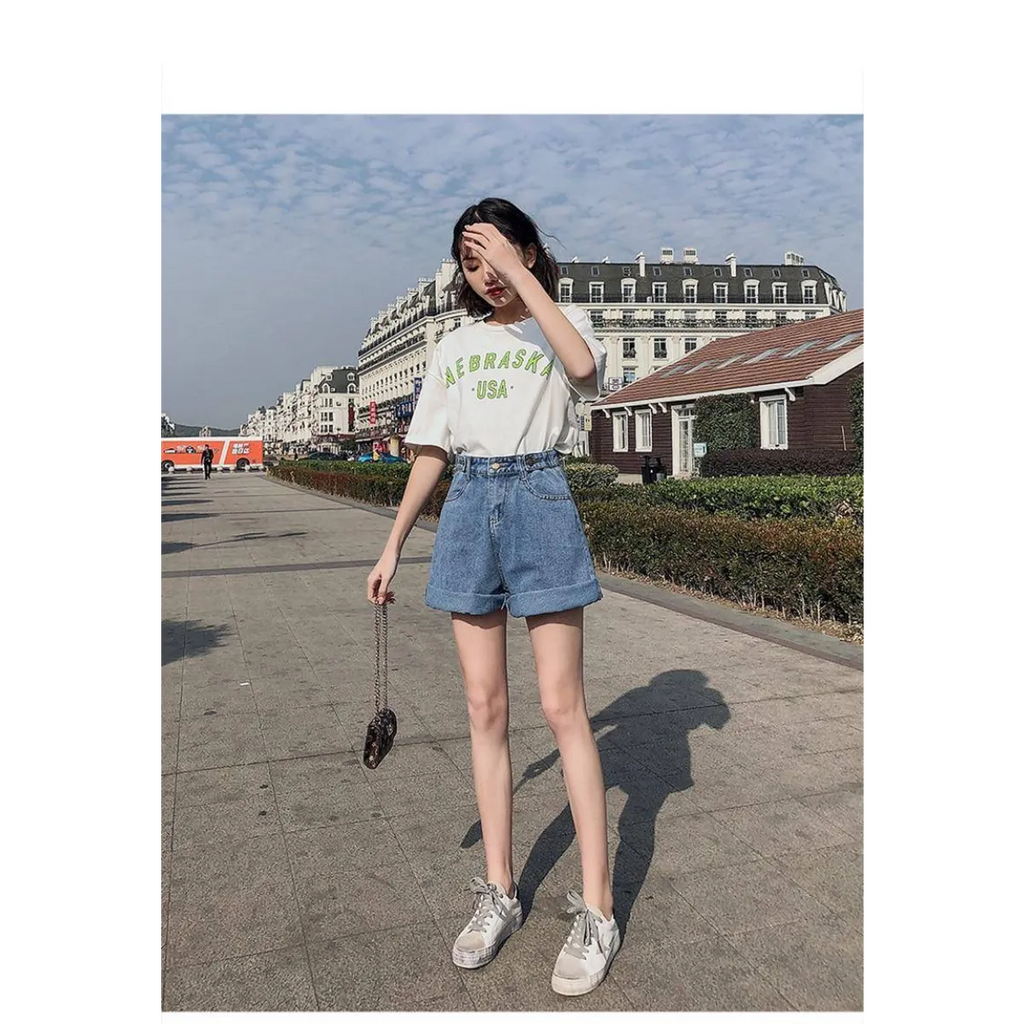 Classic Harajuku Jean Shorts