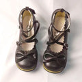 Cute Cross-Strap Flats - Princess Party Shoes