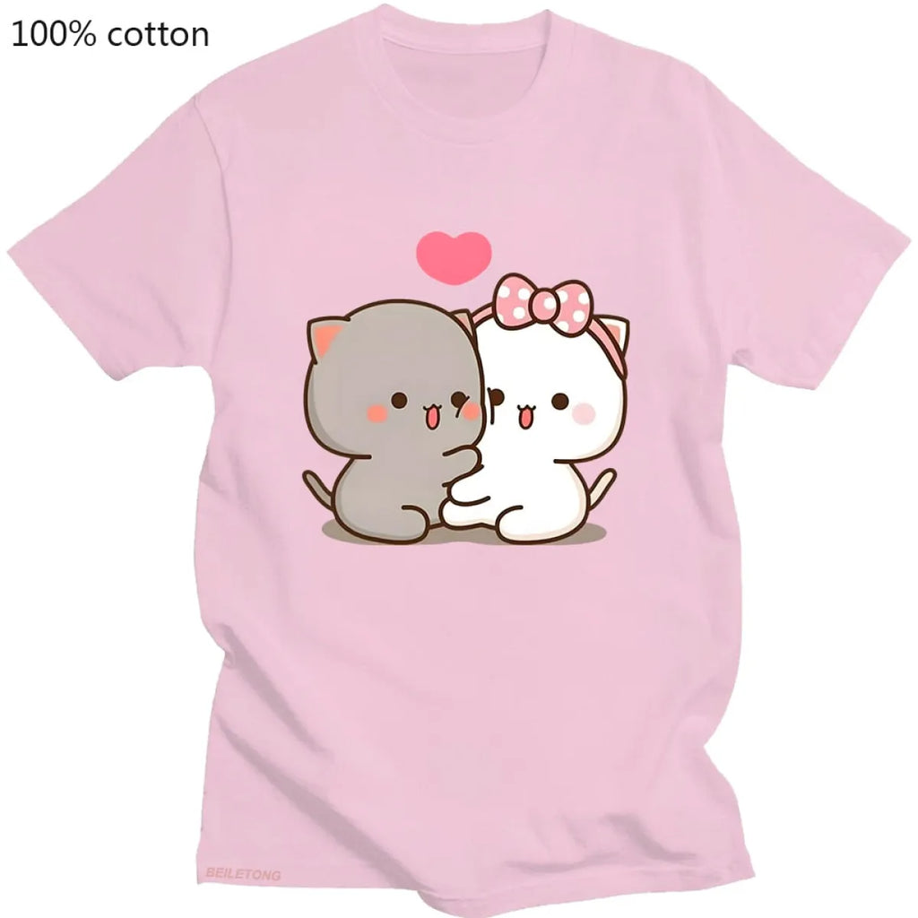 Cute Peach Cat T-Shirt