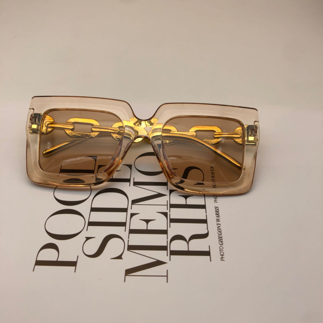 Square Chain Sunglasses for Women