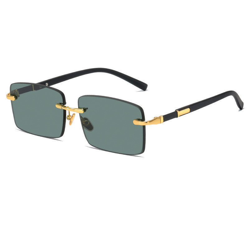 Rimless Crystal Sunglasses – Lightweight & Trendy