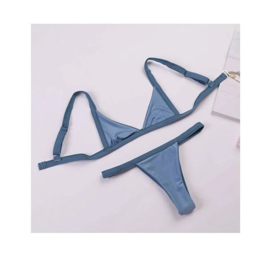 Deep-V Bikini Swimsuit
