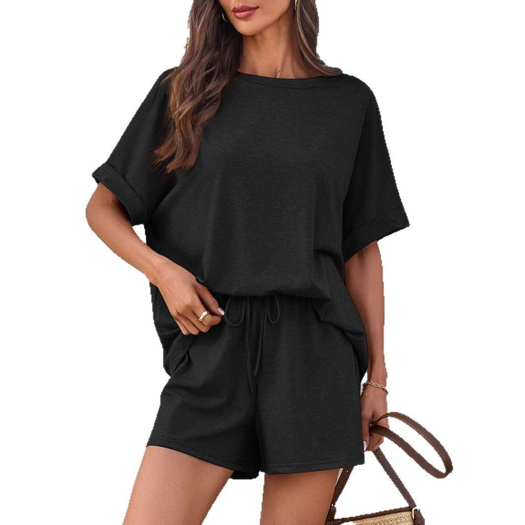 👕 Oversized T-Shirt & Drawstring Shorts Set – Ultimate Casual Comfort