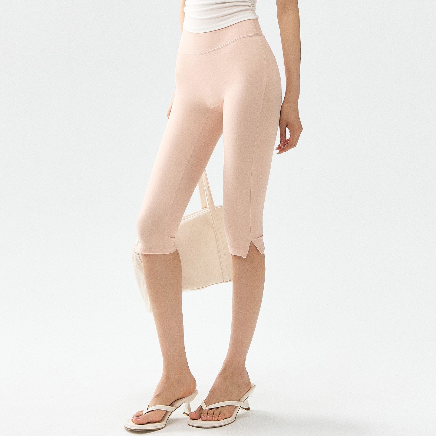 High-Waist Slim-Fit Yoga Leggings for Women – 7/8 Length Tight Fit Fitness Pants