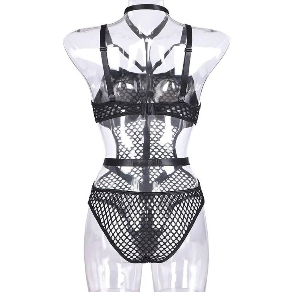 Gothic Fishnet Bodysuits