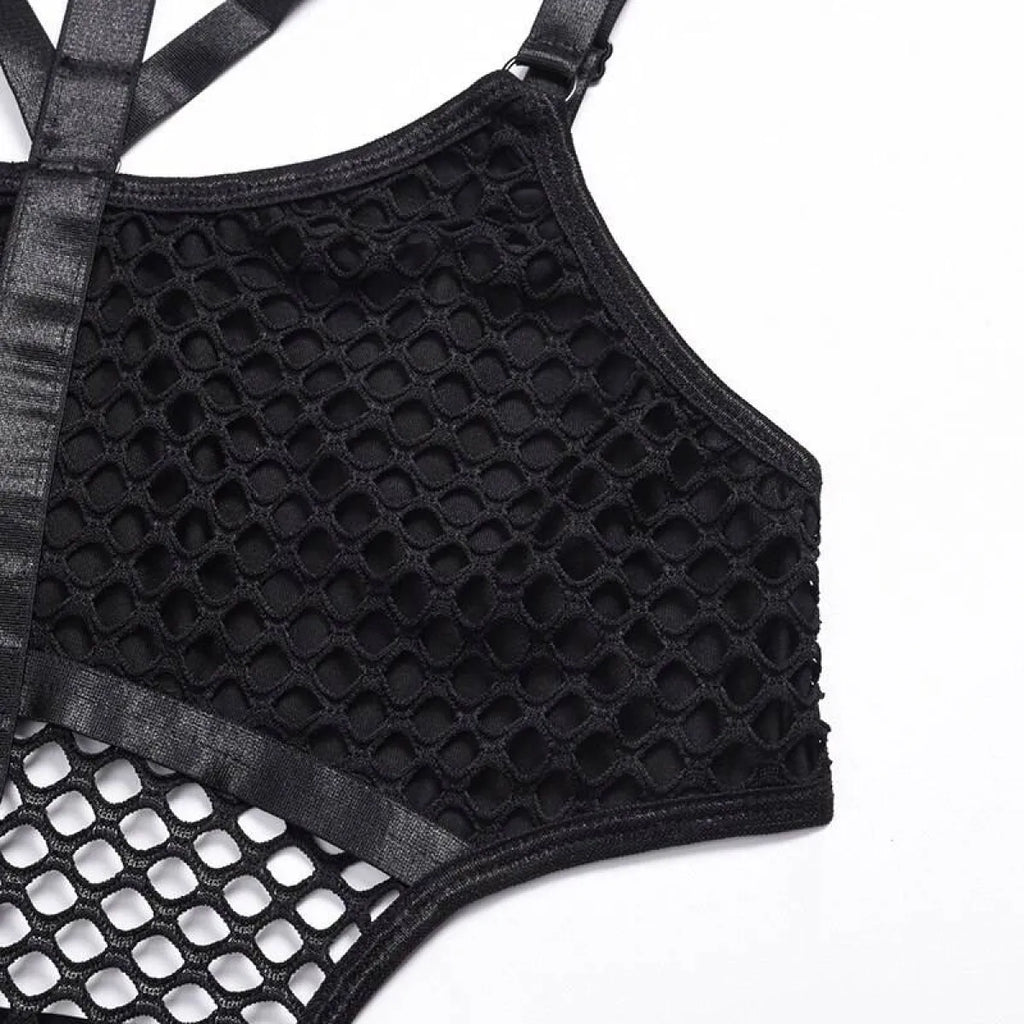 Gothic Fishnet Bodysuits