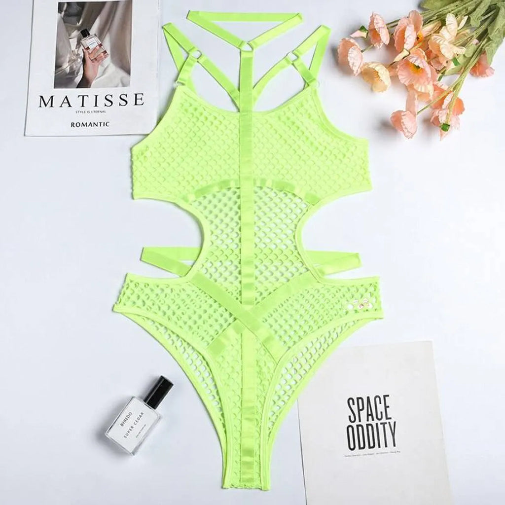 Gothic Fishnet Bodysuits